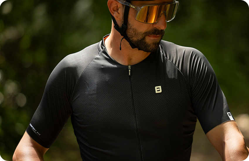 jersey ciclismo mtb masculina preta